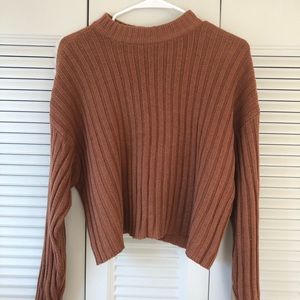 American Eagle burnt orange fall sweater